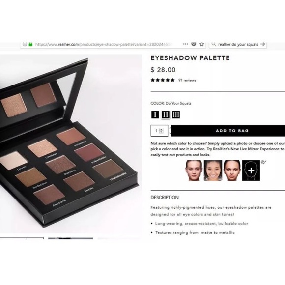 RealHer Play Book Eye Shadow Palette SEALED - Picture 4 of 4